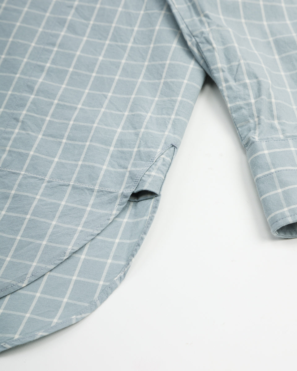 Senui OG Typewriter Check Shirt - Ice Blue - Standard & Strange