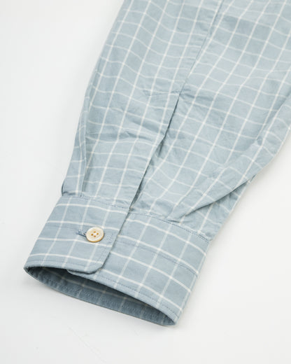 Senui OG Typewriter Check Shirt - Ice Blue - Standard & Strange