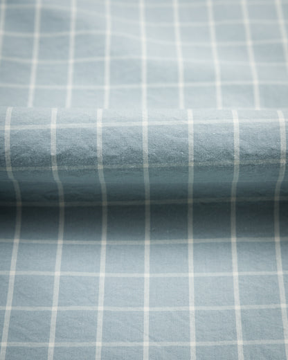 Senui OG Typewriter Check Shirt - Ice Blue - Standard & Strange