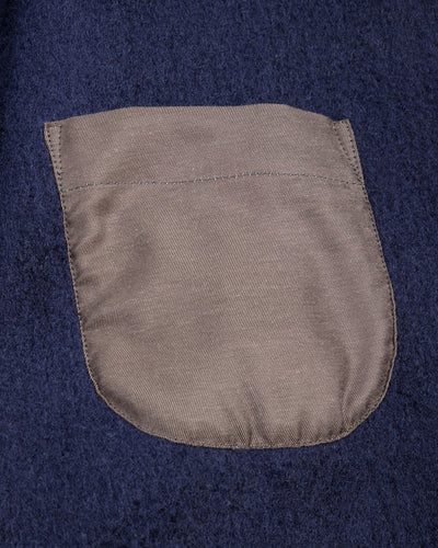 Senui Salt and Pepper Vest - Vintage Navy Wool - Standard & Strange