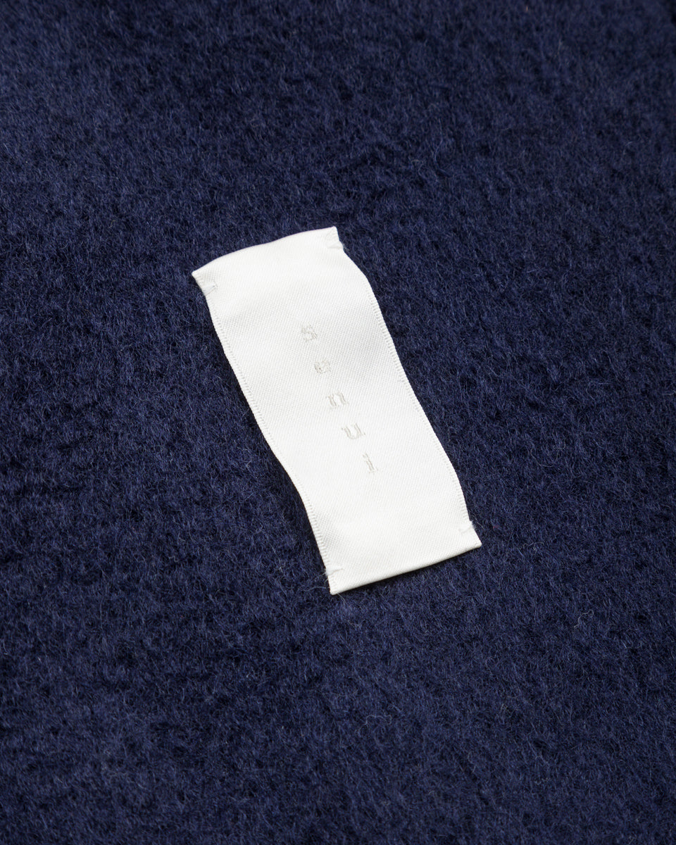 Senui Salt and Pepper Vest - Vintage Navy Wool - Standard & Strange