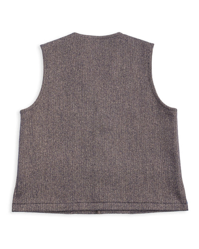 Senui Salt and Pepper Vest - Vintage Navy Wool - Standard & Strange