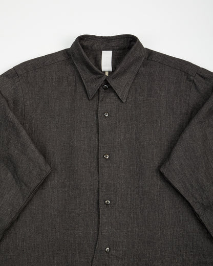 Senui Vintage Japanese Linen Shirt - Dark Grey - Standard & Strange