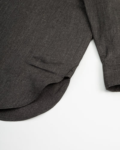 Senui Vintage Japanese Linen Shirt - Dark Grey - Standard & Strange