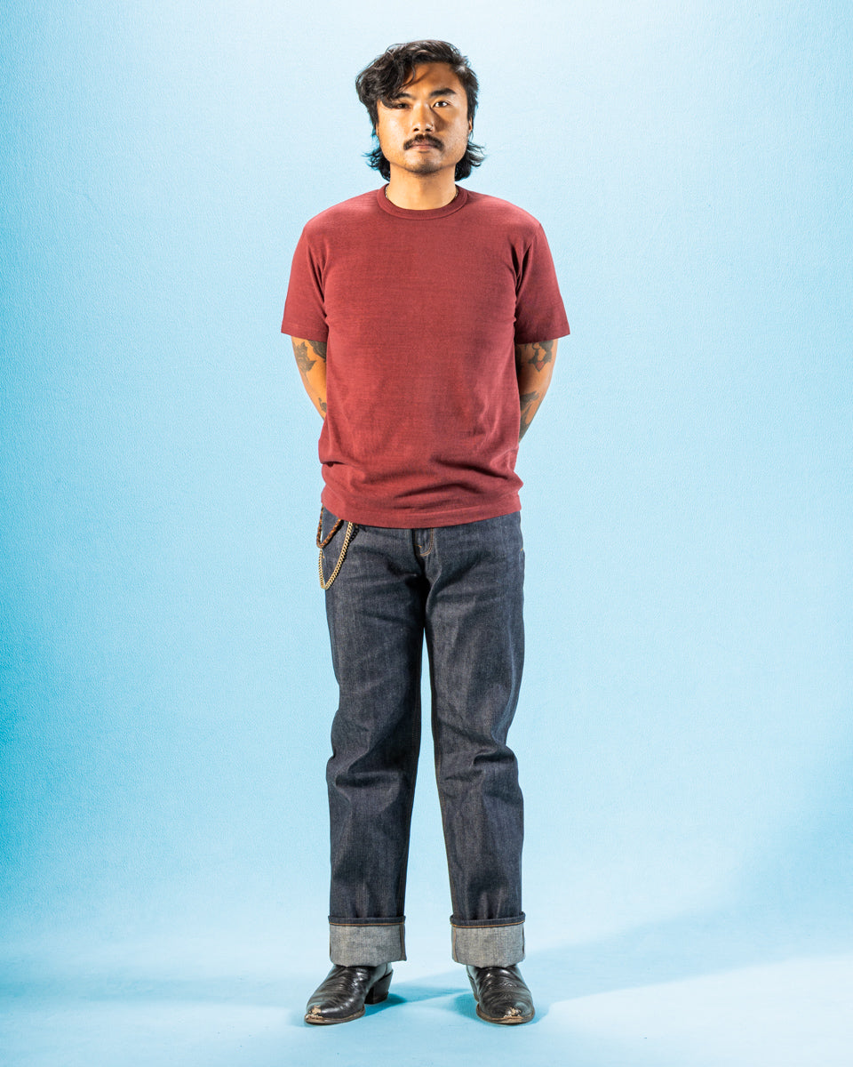 Standard & Strange Wakayama Special Loopwheel Tee - Azuki - Standard & Strange