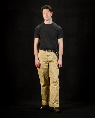 Standard & Strange Wakayama Special Loopwheel Tee - Black - Standard & Strange