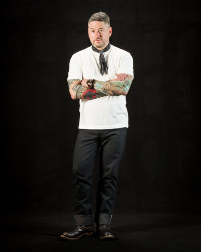 Standard & Strange Wakayama Special Loopwheel Tee - Cream - Standard & Strange