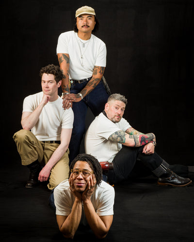 Standard & Strange Wakayama Special Loopwheel Tee - Cream - Standard & Strange