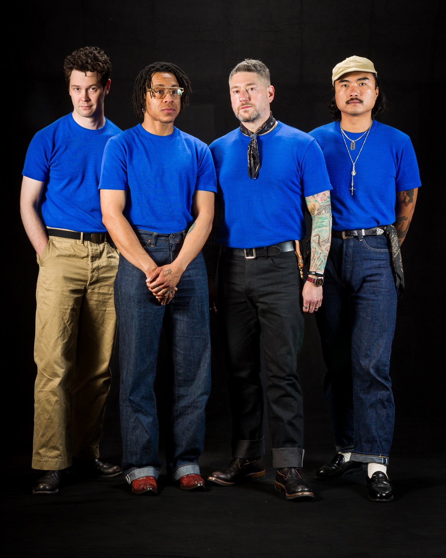 Wakayama Special Loopwheel Tee - Klein Blue