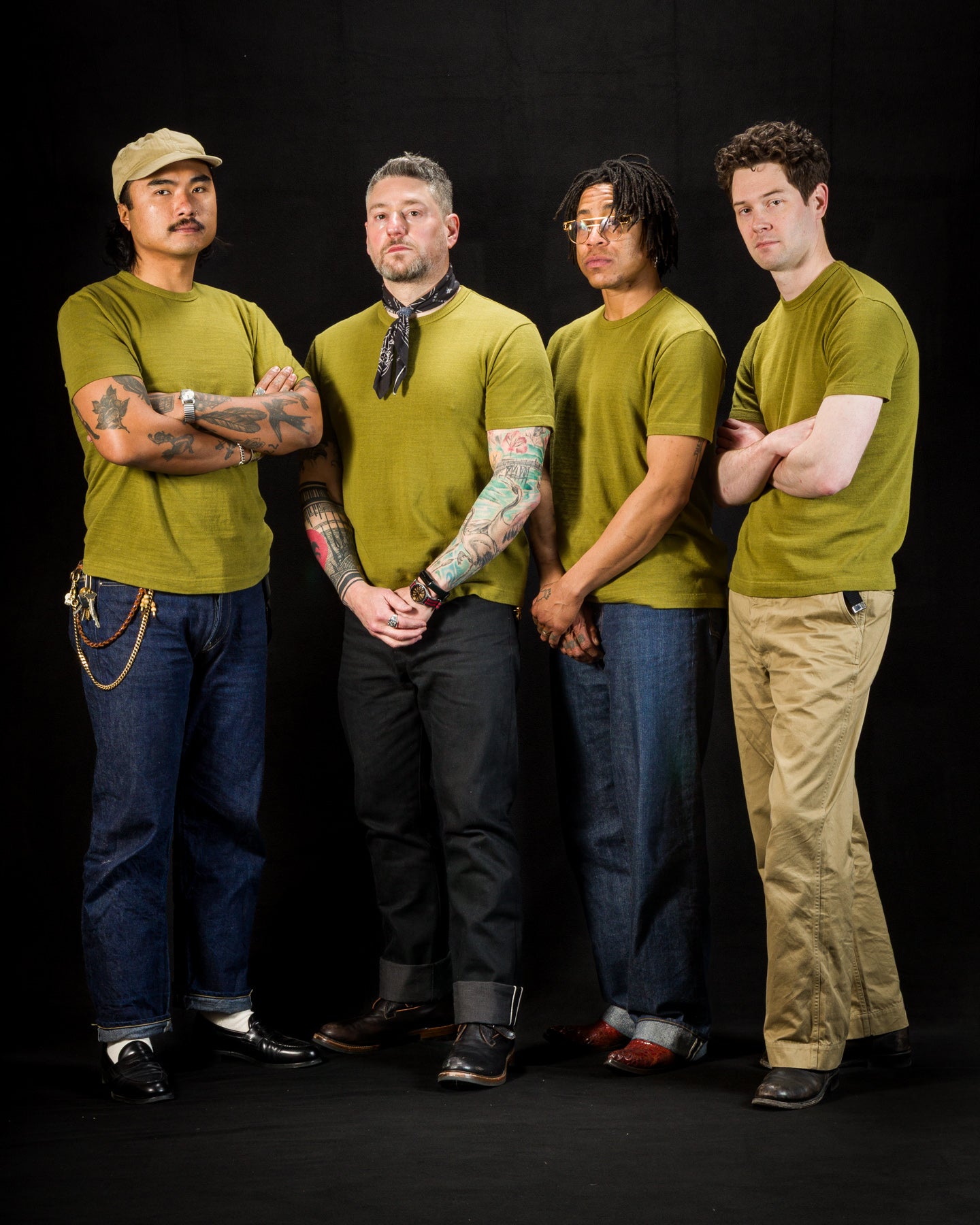 Wakayama Special Loopwheel Tee - Martini Olive