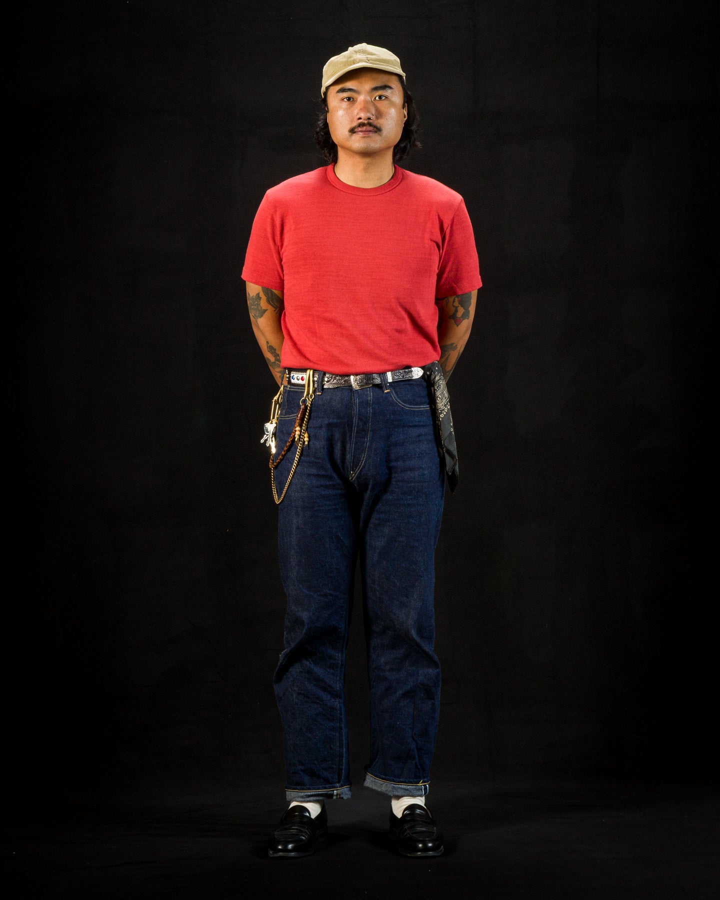 John Lofgren Wakayama Special Loopwheel Tee - Tomato Red