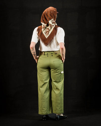 Stretch Chino TWIGGY 7-Stars Suspender Pants - Khaki
