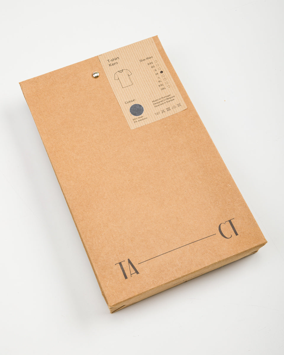 TA-CT Kern T-Shirt - Anthracite Linen Jersey - Standard & Strange