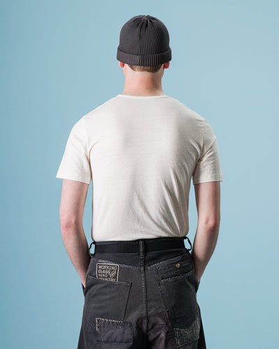 TA-CT Kern T-Shirt - Off-White Linen Jersey - Standard & Strange