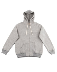 The Real McCoy's Loopwheel Full Zip Hoodie - Gray - Standard & Strange