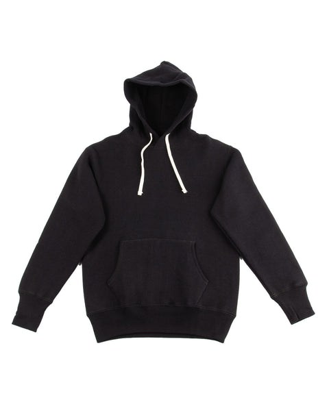 The Real McCoy's Loopwheel Pullover Hoodie - Black - Standard & Strange