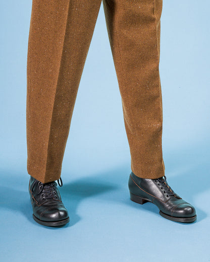 The 2 Monkeys Boots Vaudeville Boot - Black Shinki Horsehide - Standard & Strange