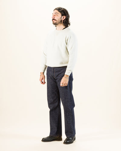 The Real McCoy's 10 oz Loopwheel Crewneck Sweatshirt - Milk - Standard & Strange