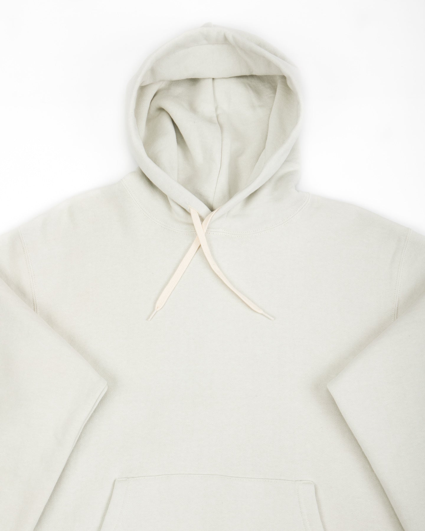 The Real McCoy's 10 oz Loopwheel Hooded Sweatshirt - Milk - Standard & Strange