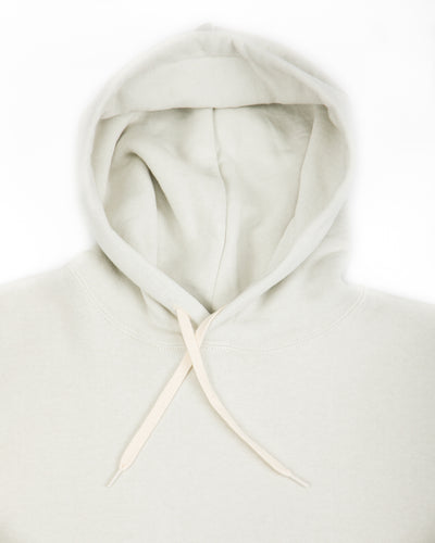 The Real McCoy's 10 oz Loopwheel Hooded Sweatshirt - Milk - Standard & Strange