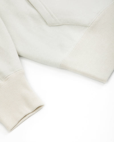 The Real McCoy's 10 oz Loopwheel Hooded Sweatshirt - Milk - Standard & Strange