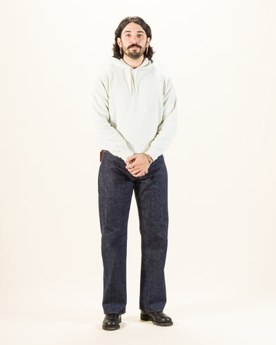 The Real McCoy's 10 oz Loopwheel Hooded Sweatshirt - Milk - Standard & Strange