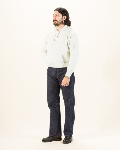 The Real McCoy's 10 oz Loopwheel Hooded Sweatshirt - Milk - Standard & Strange