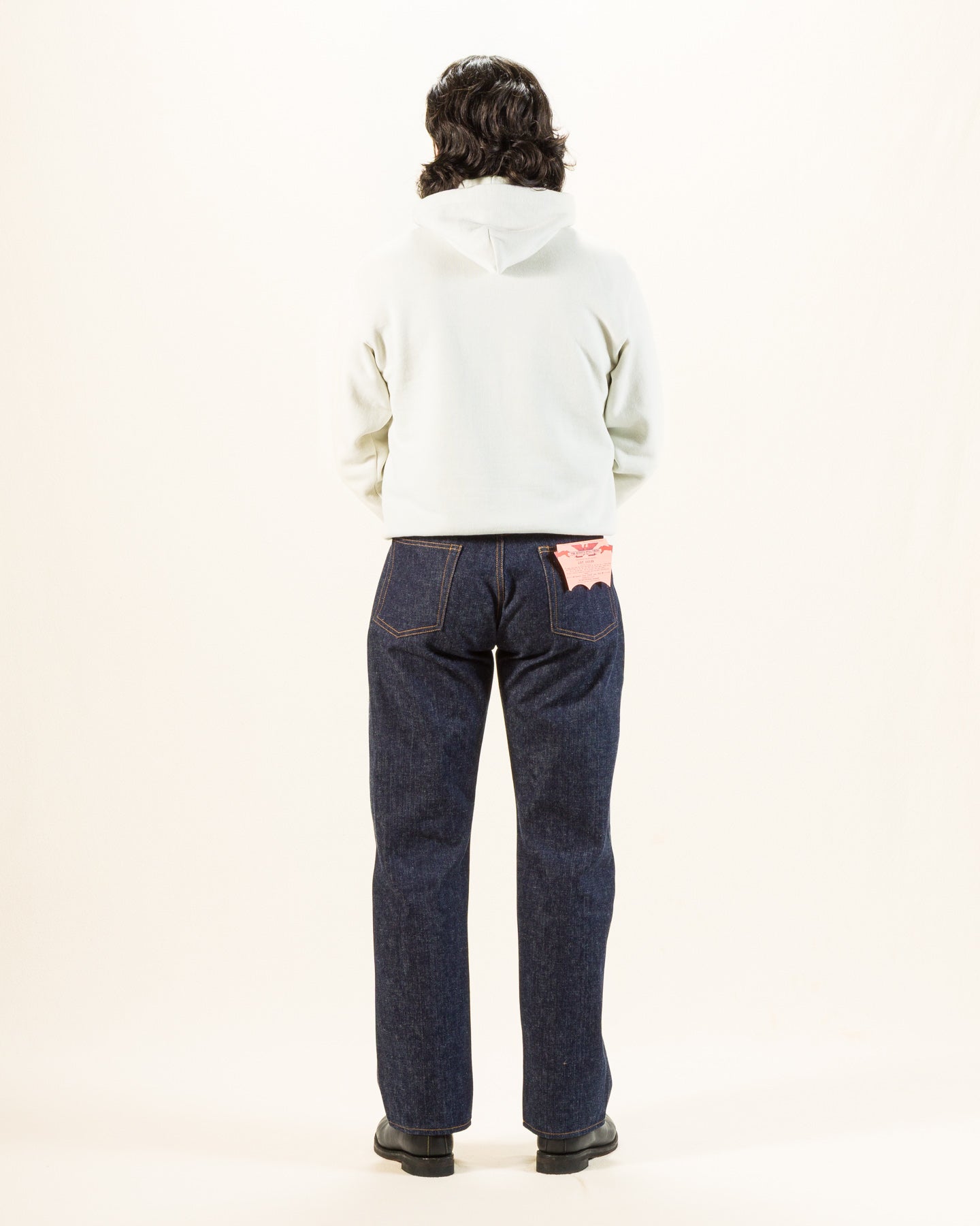 The Real McCoy's 10 oz Loopwheel Hooded Sweatshirt - Milk - Standard & Strange