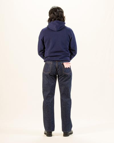 The Real McCoy's 10 oz Loopwheel Hooded Sweatshirt - Navy - Standard & Strange