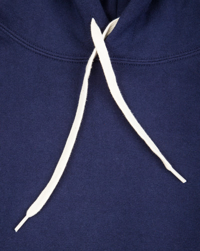 The Real McCoy's 10 oz Loopwheel Hooded Sweatshirt - Navy - Standard & Strange