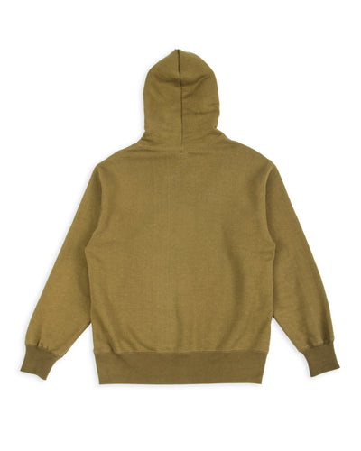 The Real McCoy's 10 oz Loopwheel Hooded Sweatshirt - Olive - Standard & Strange