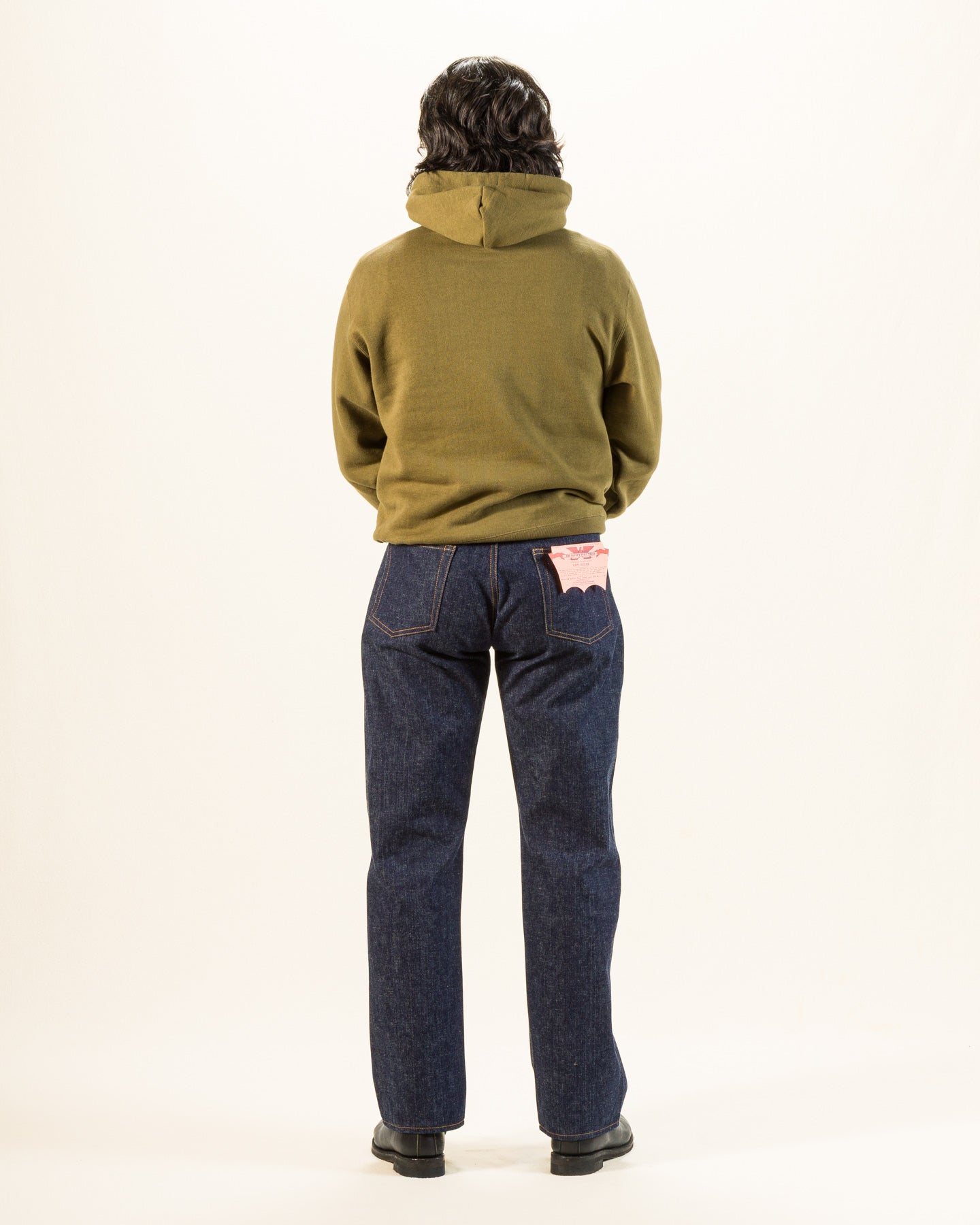 The Real McCoy's 10 oz Loopwheel Hooded Sweatshirt - Olive - Standard & Strange