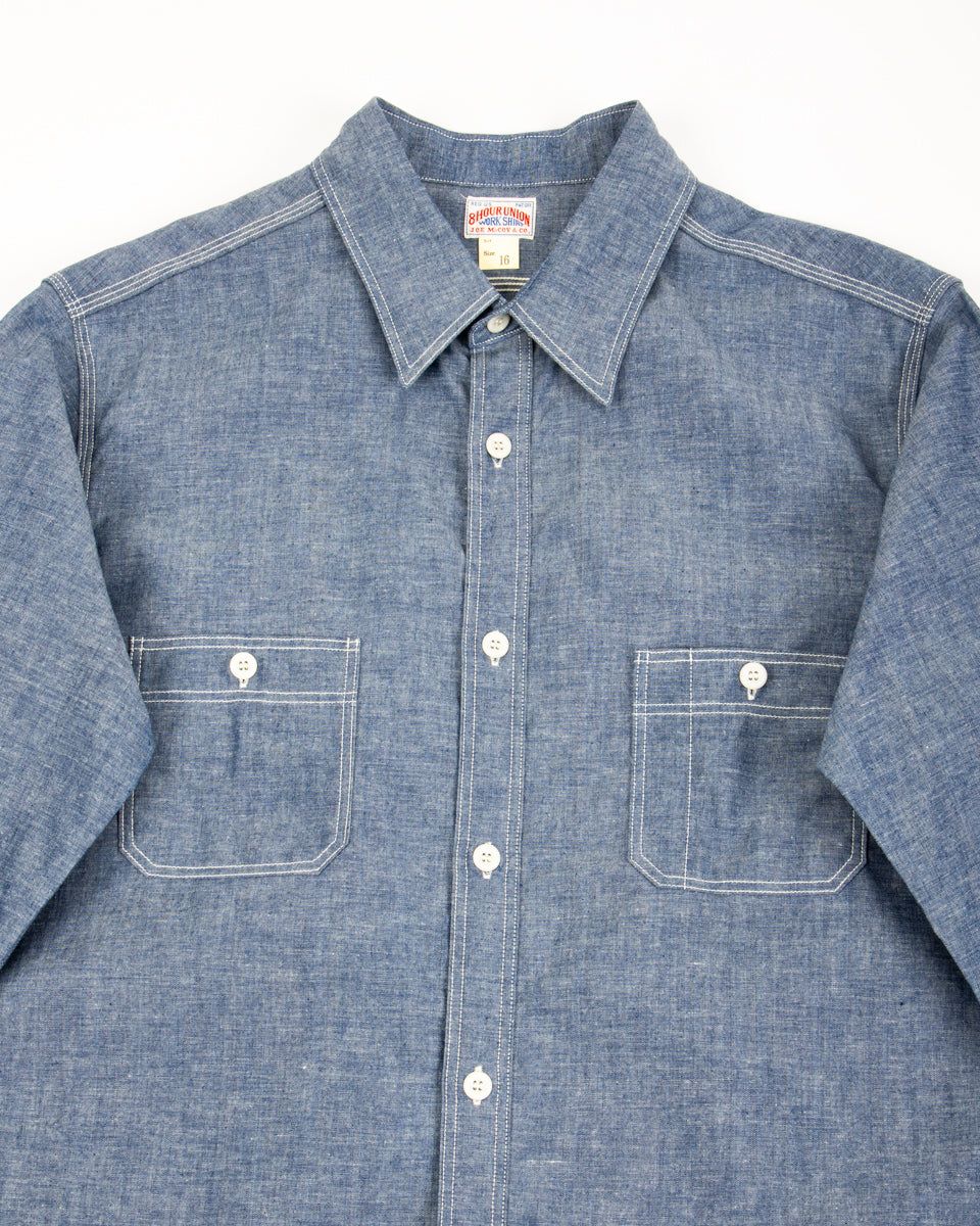 8HU Chambray Serviceman Work Shirt - Light Blue – Standard & Strange