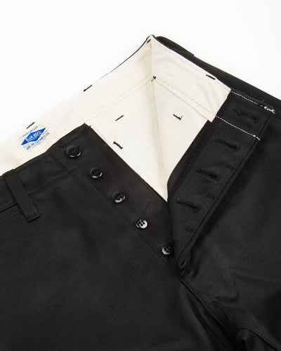 The Real McCoy's Blue Seal Chinos - Black - Standard & Strange