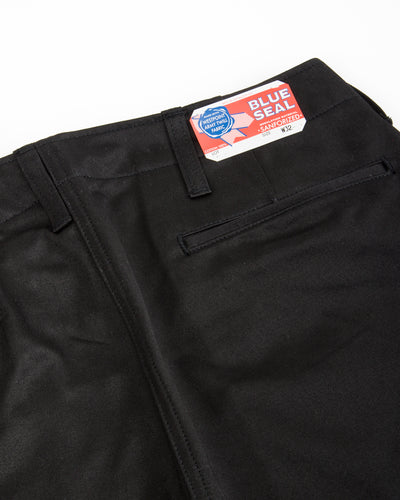 The Real McCoy's Blue Seal Chinos - Black - Standard & Strange
