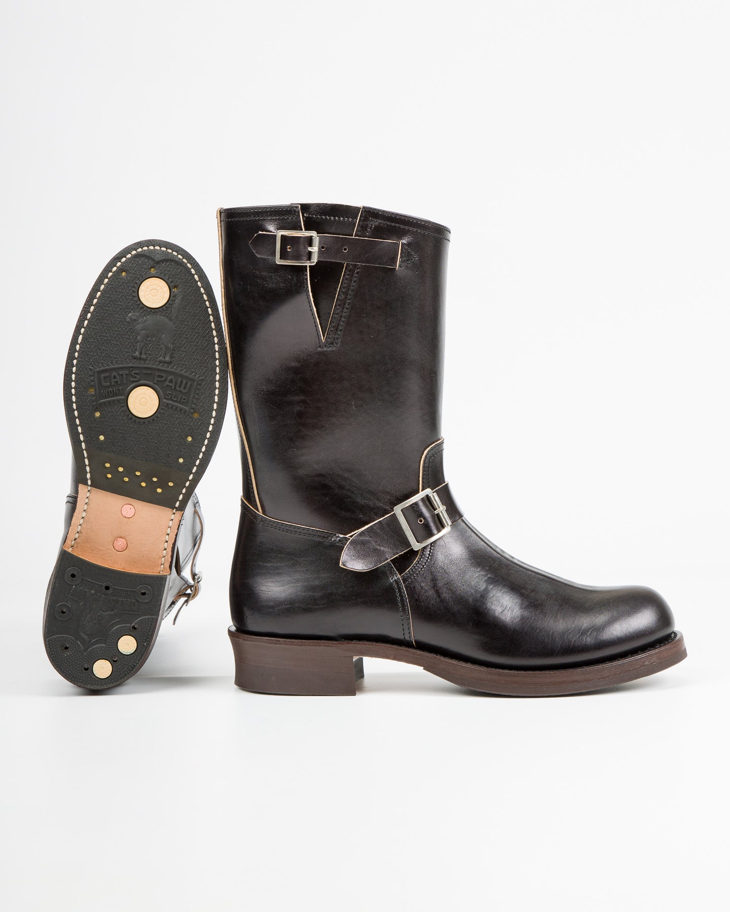 The Real McCoy's Buco Engineer Boots - Buttock – Standard & Strange