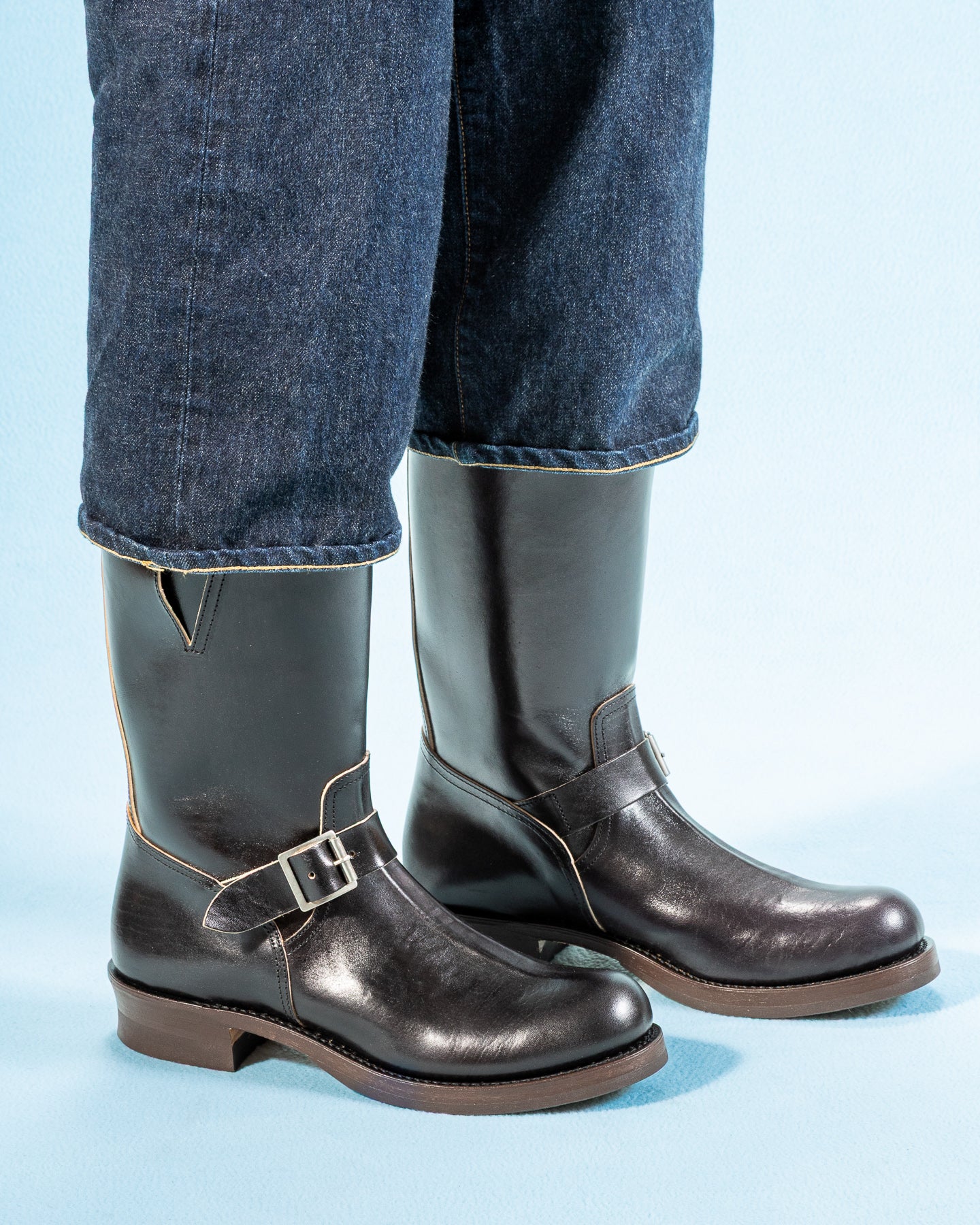 The Real McCoy's Buco Engineer Boots - Buttock – Standard & Strange