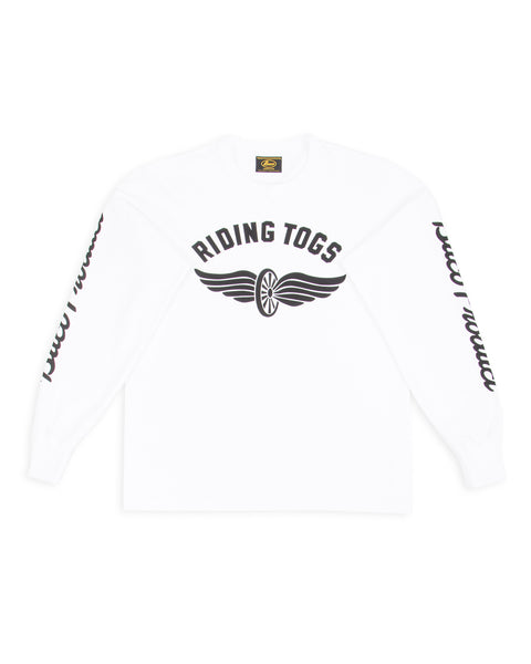 Buco L/S Tee / Riding Togs - White – Standard & Strange Buco L/S Tee / Riding Togs - White – Standard & Strange