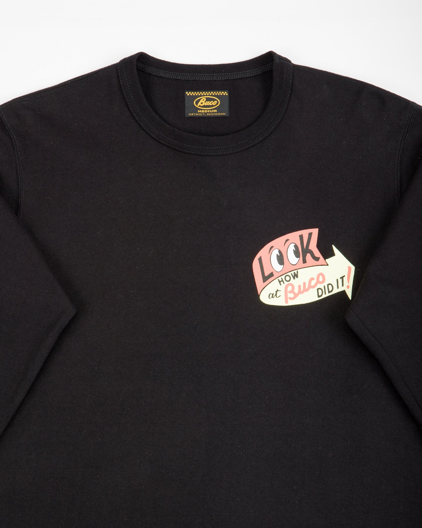 Buco L/S Tee /LOOK AT HOW BUCO DID IT! - Black – Standard & Strange Buco L/S Tee /LOOK AT HOW BUCO DID IT! - Black – Standard & Strange