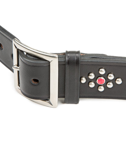 The Real McCoy's Buco Motorcycle Belt / Smoky Jim - Black - Standard & Strange