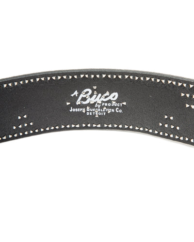 The Real McCoy's Buco Motorcycle Belt / Smoky Jim - Black - Standard & Strange
