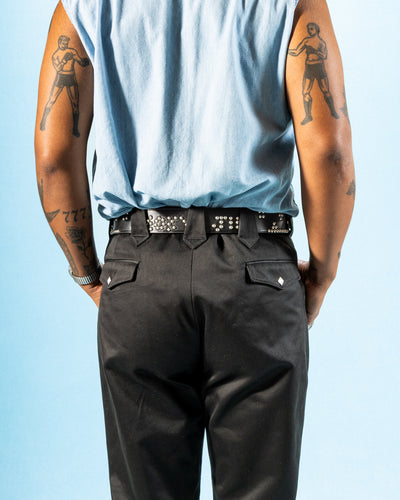 The Real McCoy's Buco Motorcycle Belt / Smoky Jim - Black - Standard & Strange