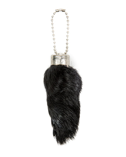 The Real McCoy's Buco Rabbit Foot Key Chain - Black - Standard & Strange