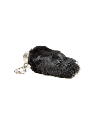 The Real McCoy's Buco Rabbit Foot Key Chain - Black - Standard & Strange