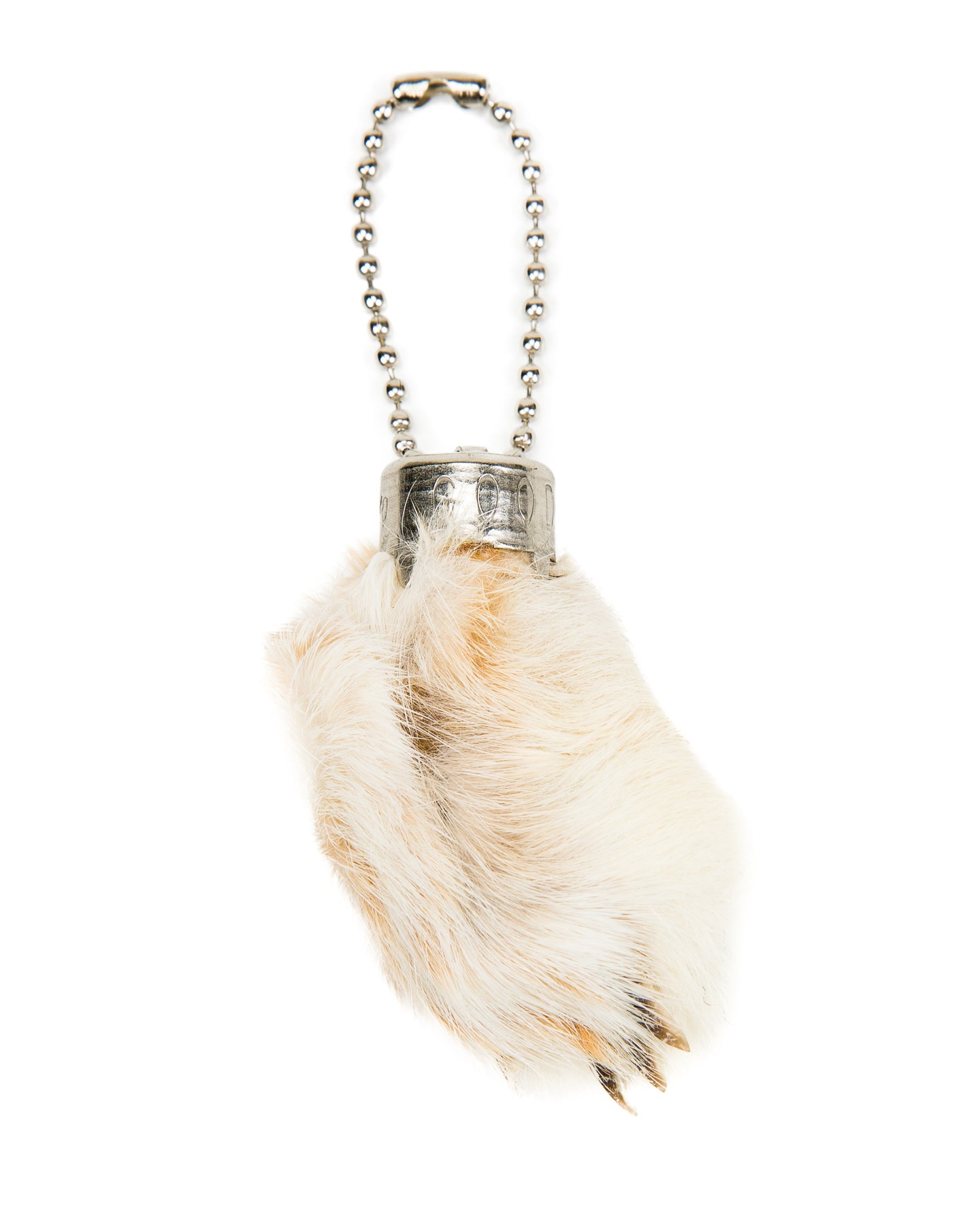 The Real McCoy's Buco Rabbit Foot Key Chain - White - Standard & Strange