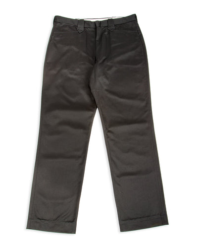 The Real McCoy's Cotton Drill Western Trousers - Black - Standard & Strange