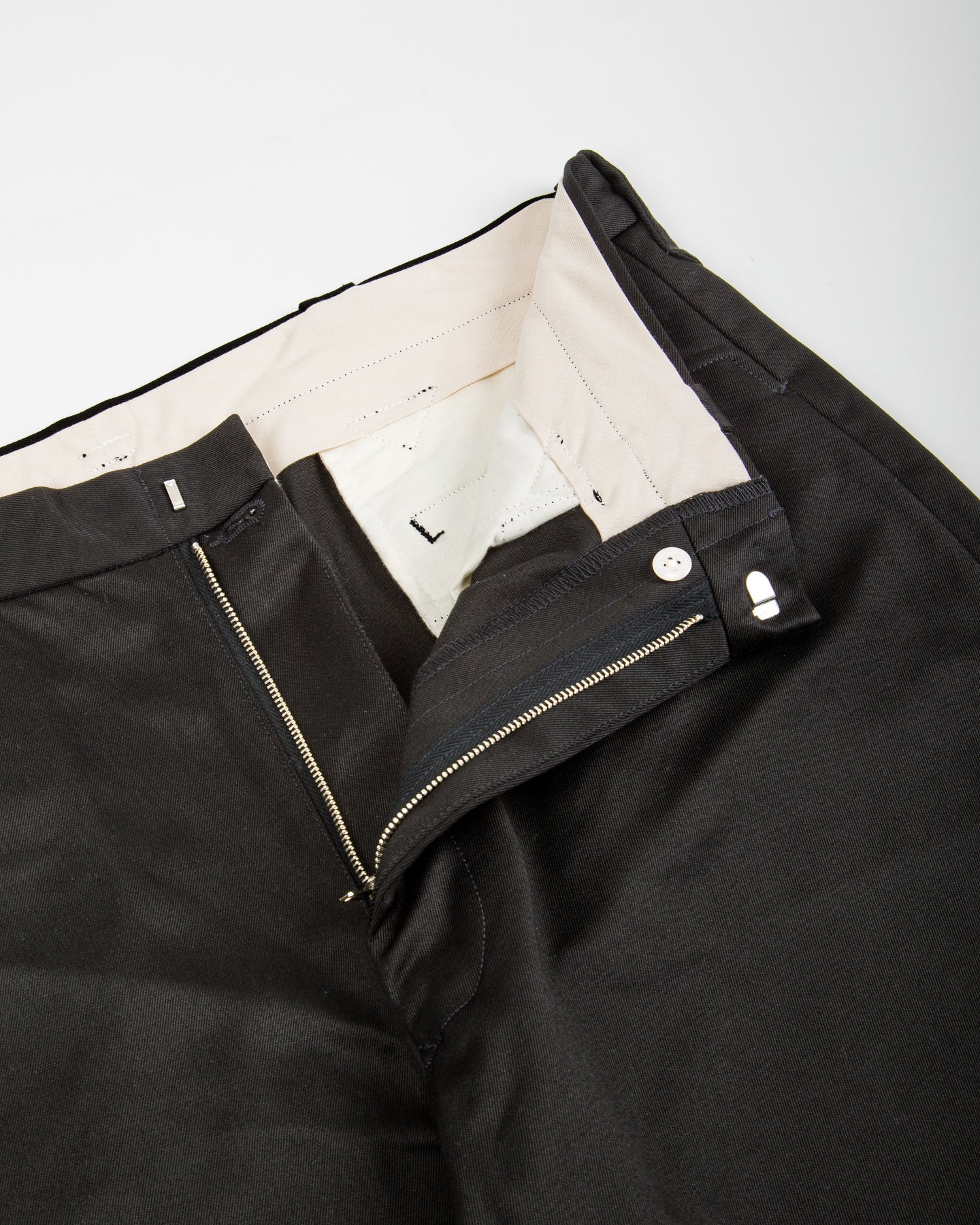 The Real McCoy's Cotton Drill Western Trousers - Black - Standard & Strange