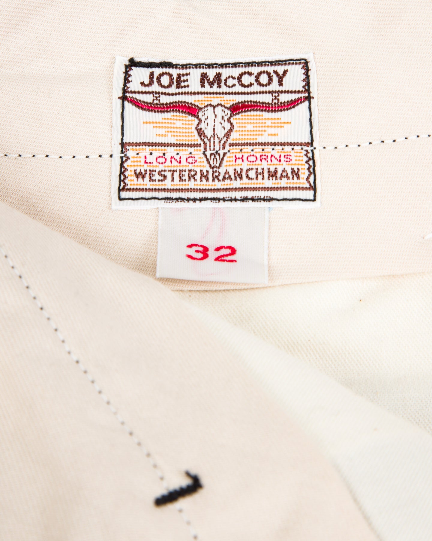 The Real McCoy's Cotton Drill Western Trousers - Black - Standard & Strange