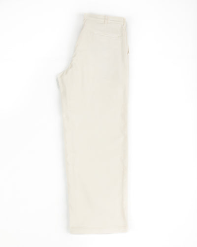The Real McCoy's Double-Pleat Corduroy Trousers - White - Standard & Strange