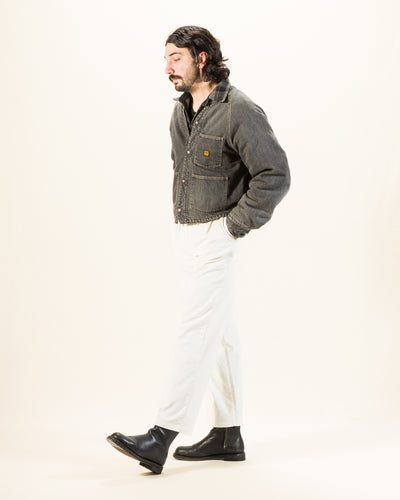 The Real McCoy's Double-Pleat Corduroy Trousers - White - Standard & Strange